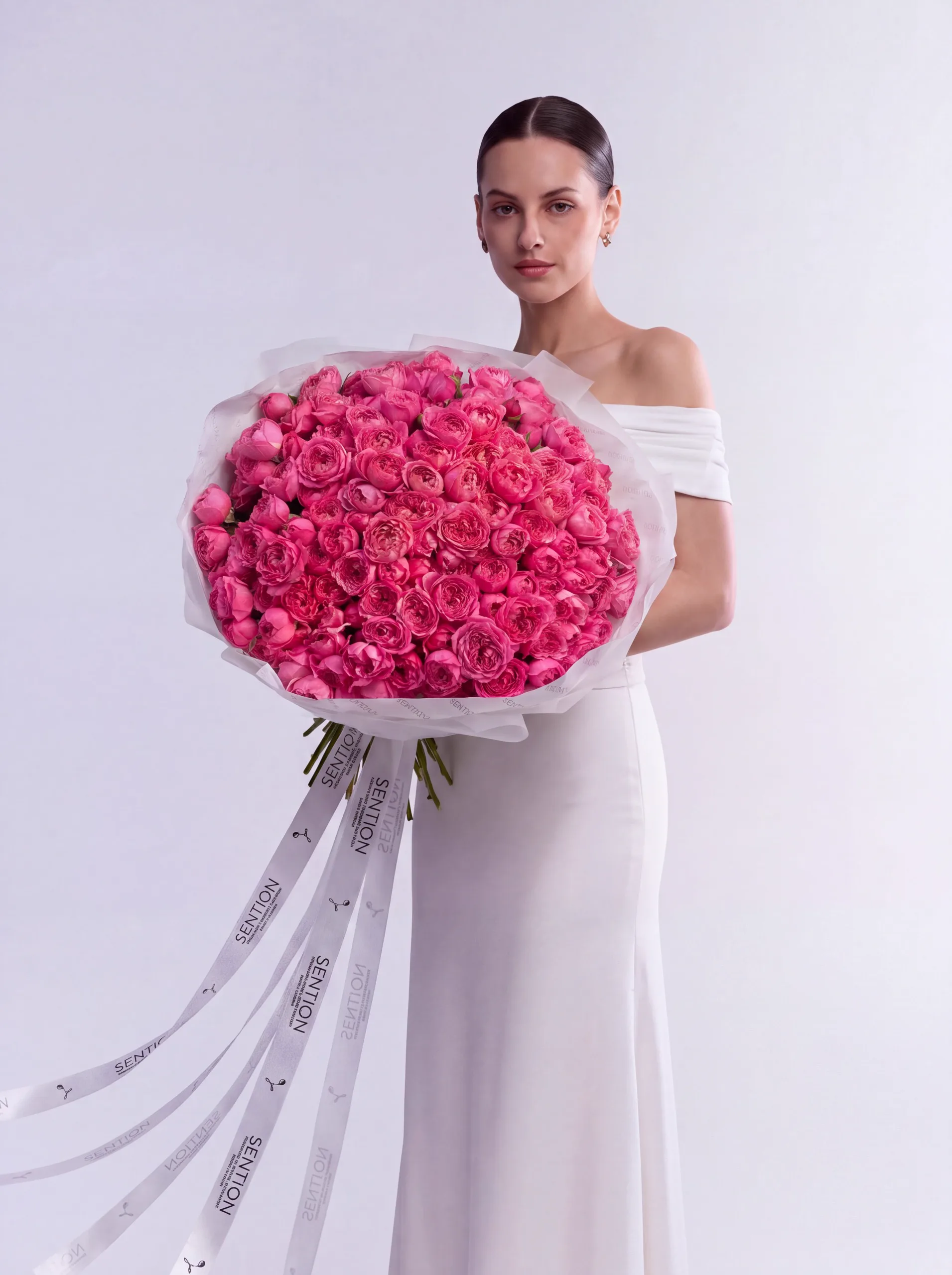 50 spray peony roses