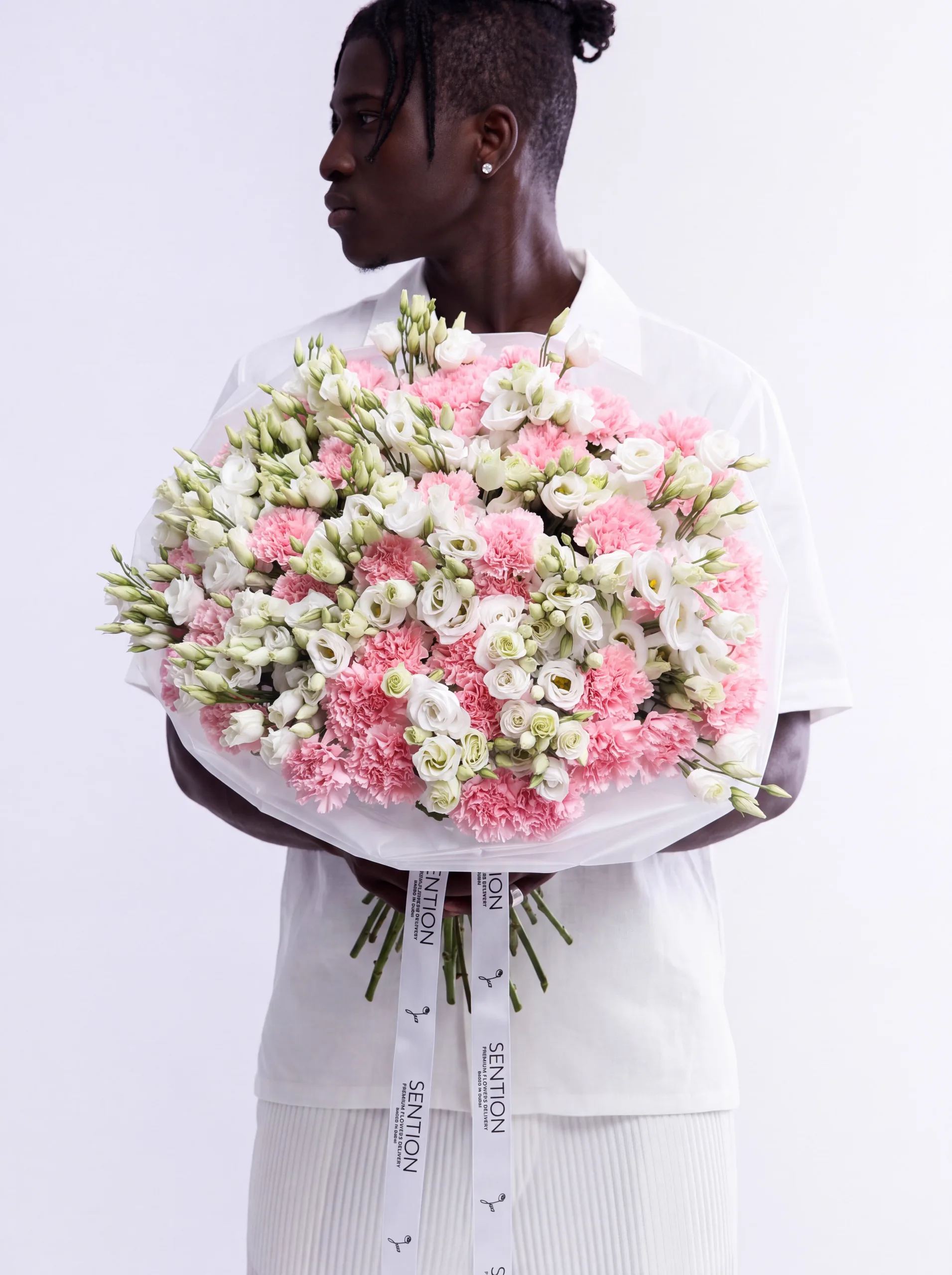 Lisianthus and carnations